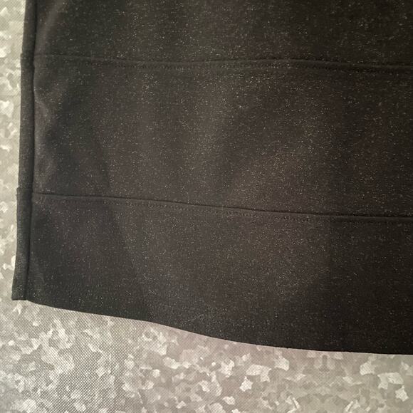 Rock & Republic Black & Gold Sparkle Seamed Pencil Skirt - Size Small - Mini - Picture 3 of 7